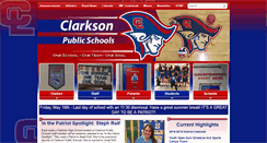 Desktop Screenshot of clarksonpublicschools.org
